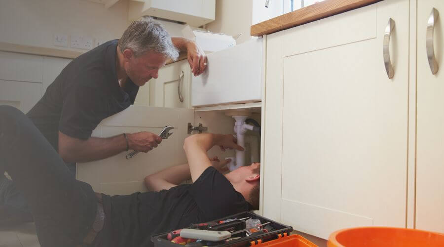 Professional burst pipe repair services in Alexander, KS